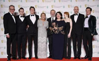 <p>Para pemain film &#8220;1917&#8221; di ajang BAFTA 2020 /Reuters</p>
