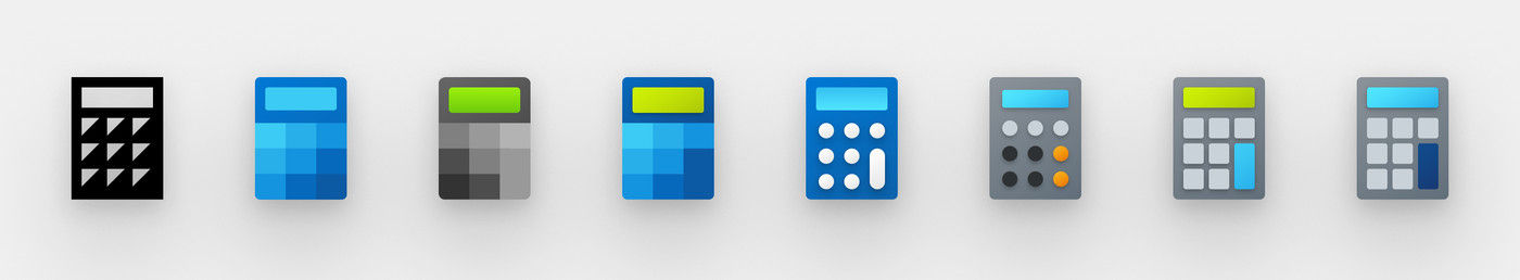 <p>Transformasi ikon kalkulator</p>
