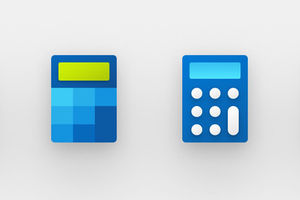 <p>Transformasi ikon kalkulator</p>
