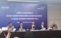 <p>Rapat Umum Pemegang Saham Tahunan (RPUST) PT Bank Mandiri Tbk., Kamis, 19 Februari</p>