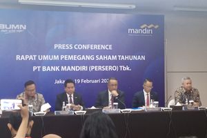 <p>Rapat Umum Pemegang Saham Tahunan (RPUST) PT Bank Mandiri Tbk., Kamis, 19 Februari</p>

