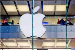 Logo Apple di kantor Apple China