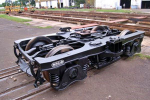 Ilustrasi Bogie dengan Roda