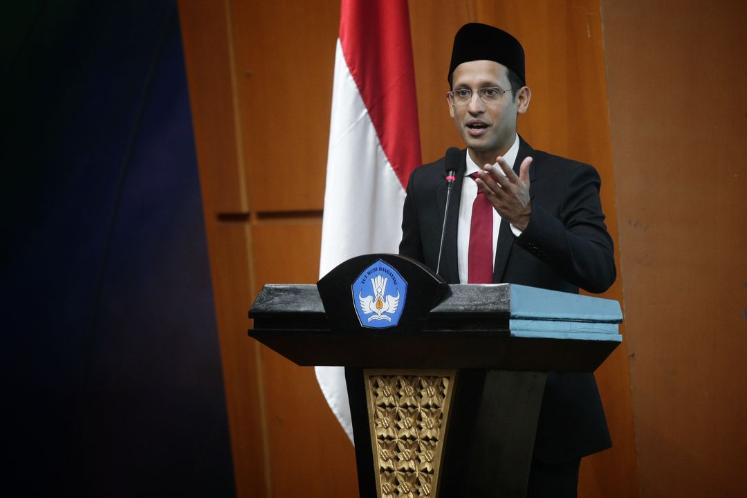 <p>Menteri Pendidikan dan Kebudayaan Nadiem Makarim</p>
