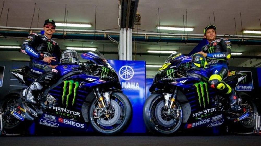 <p>Kendaraan baru Tim Monster Energy Yamaha</p>

