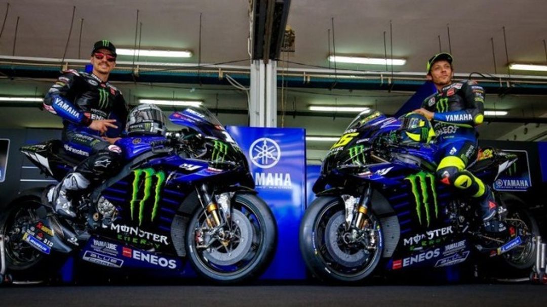 <p>Kendaraan baru Tim Monster Energy Yamaha</p>
