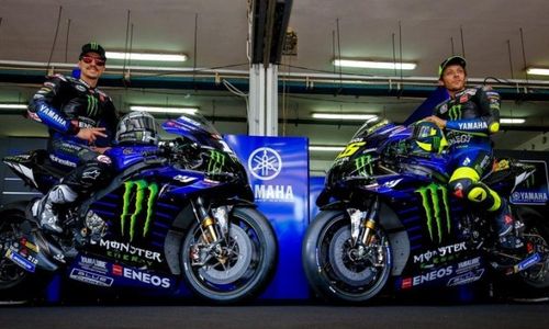 <p>Kendaraan baru Tim Monster Energy Yamaha</p>
