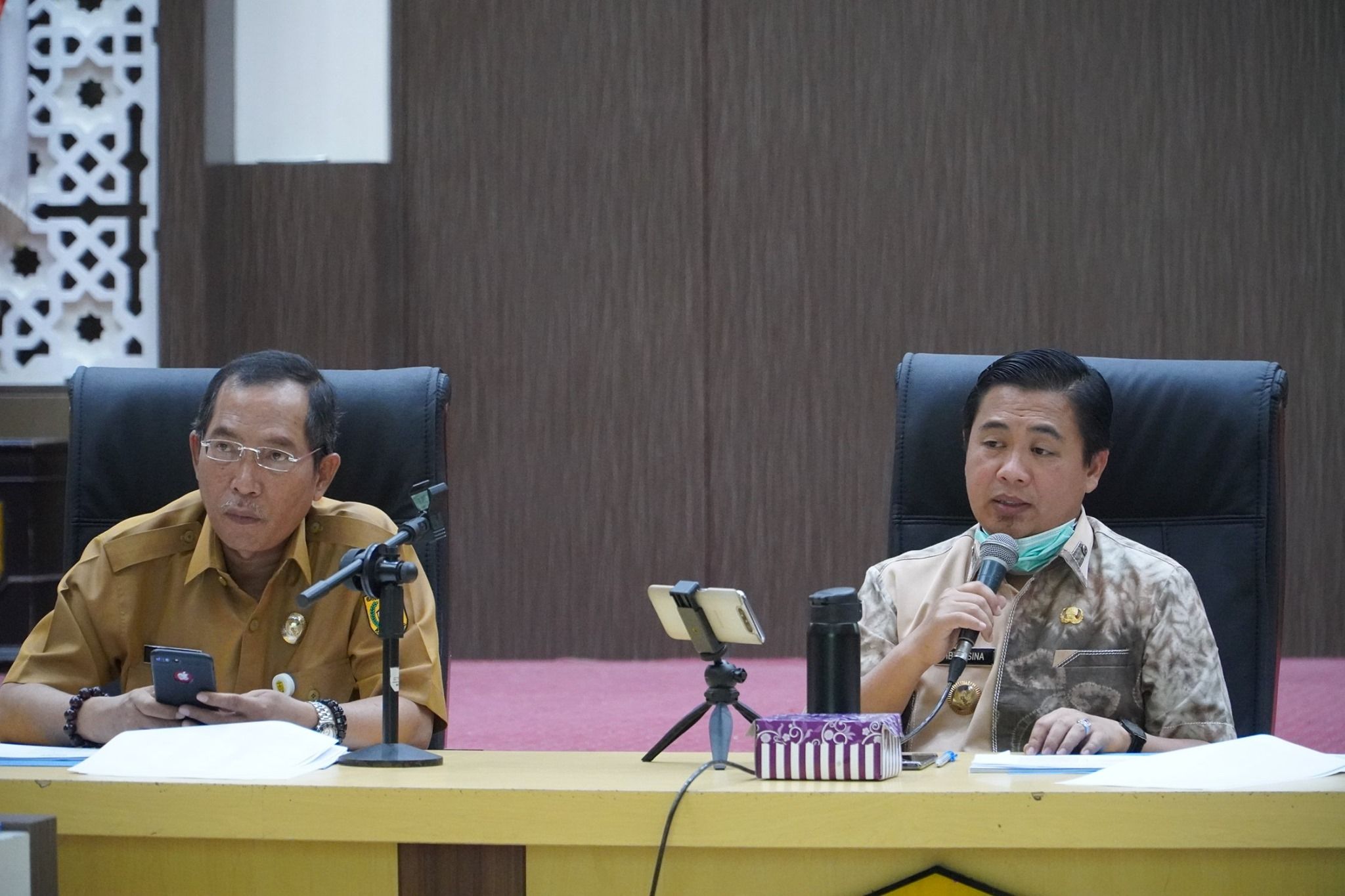 Walikota Ibnu Sina dan Wawali Hermansyah