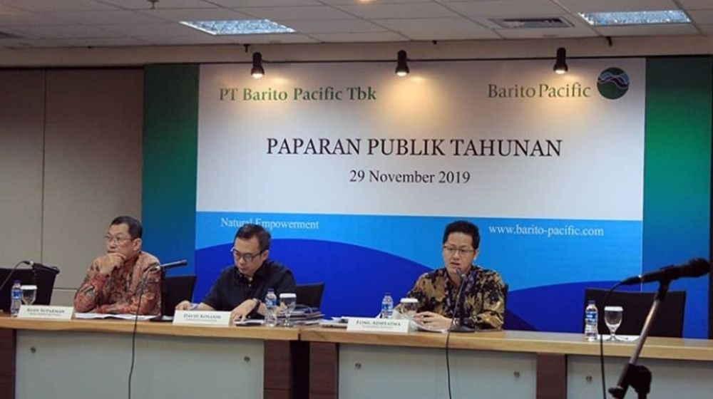 <p>Manajemen PT Barito Pacific Tbk. melakukan paparan publik tahunan, Jumat 29 November 2019 di Wisma Barito Pasific/ www.barito-pacific.com</p>