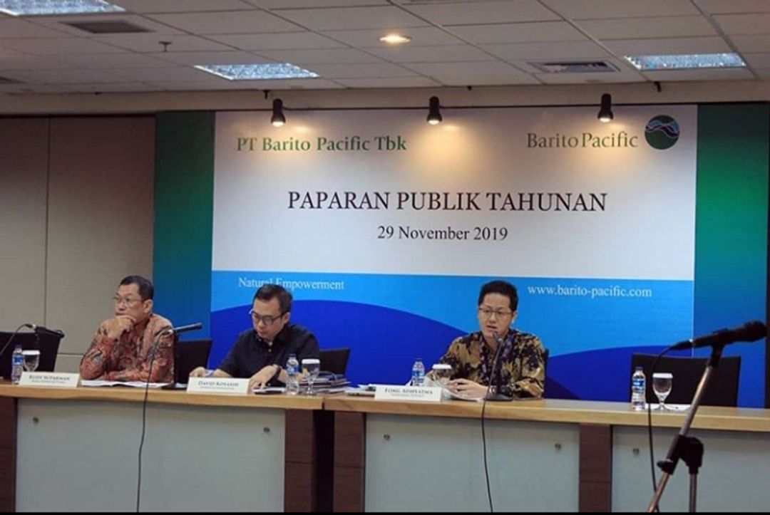 <p>Manajemen PT Barito Pacific Tbk. melakukan paparan publik tahunan, Jumat 29 November 2019 di Wisma Barito Pasific/ www.barito-pacific.com</p>
