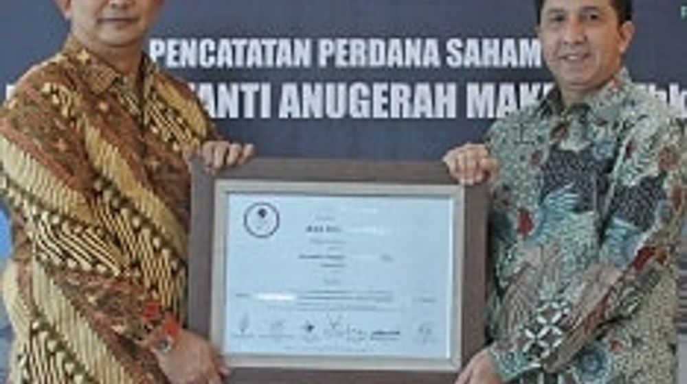 <p>Pencatatan Saham PT Saraswanti Anugerah Makmur Tbk. (SAMF) di Bursa Efek Indonesia, Selasa, 31 Maret 2020.<br />
Sumber: idx.co.id.</p>
