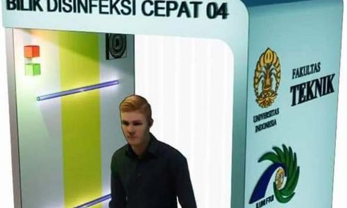Fakultas Teknik UI Kembangkan Bilik Disinfeksi Cepat