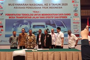 <p>Aptrindo dan PT PGN menandatangani nota kesepahaman, Jumat, 6 Maret 2020</p>

