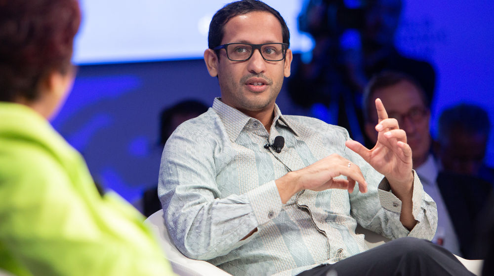 <p>Menteri Pendidikan dan Kebudayaan Nadiem Makarim/ Id.pinterest.com</p>
