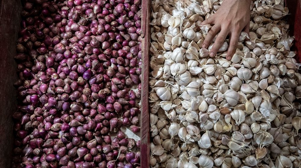 <p>Ilustrasi bawang merah dan bawang putih. / Antara Foto</p>
