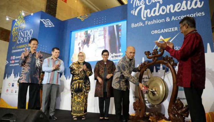 <p>Peresmian dan Pembukaan the 17th INDOCRAFT 2020 di Cendrawasih Room, Jakarta Convention Center, Rabu (11/3)/istimewa.</p>
