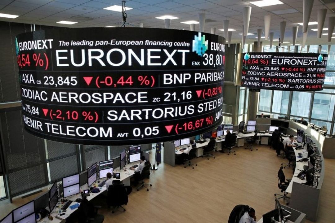 <p>Pada perdagangan Kamis, 12 Maret 2020, bursa saham di tiga negara Uni Eropa, Prancis, Jerman, dan Spanyol ambruk parah paling buruk sepanjang sejarah. / Xinhua</p>
