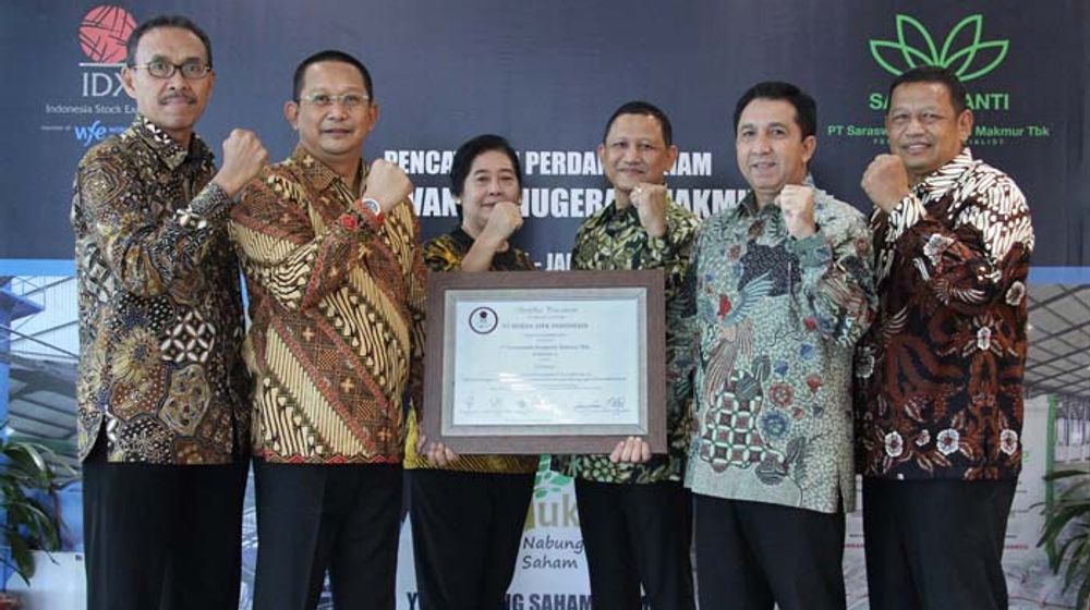 <p>Jajaran Direksi PT Saraswanti Anugerah Makmur Tbk</p>
