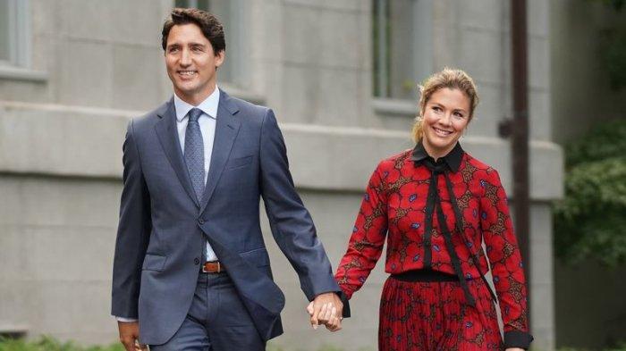 <p>Perdana Menteri Kanada Justin Trudau dan istrinya</p>
