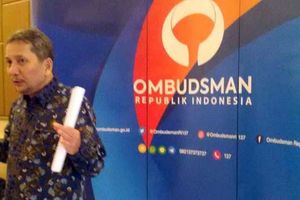 <p>Anggota Ombudsman RI Ahmad Alamsyah Saragih saat memaparkan laporan tahunan Ombudsman/TrenAsia</p>
