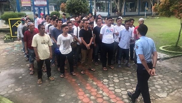 Antisipasi COVID-19, 60 Narapida Lapas Narkotika Bandar Lampung Dibebaskan