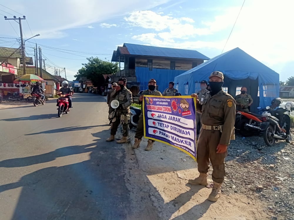 Posko Perbatasan di Sungai Lulut