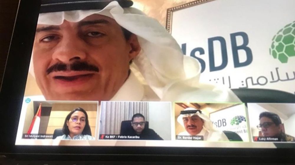 <p>Menteri Keuangan, Sri Mulyani Indrawati melakukan konferensi video bersama President Islamic Development Bank (IsDB), Minggu, 26 April 2020/ Sumber: Instagram.com/smindrawati</p>
