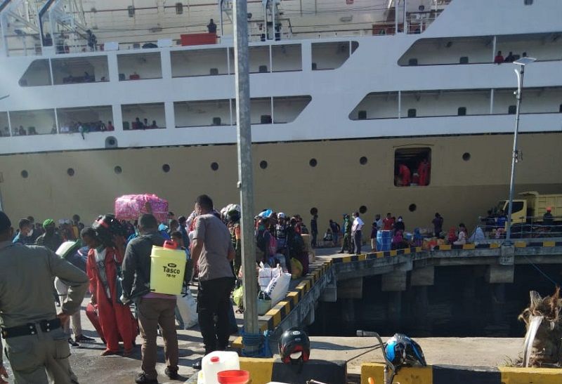 <p>Pemulangan Pekerja Migran Indonesia di Pelabuhan/ Bnp2tki.go.id</p>
