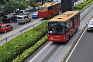 <p>Situasi Transportasi di Jakarta / Dokumentasi Transjakarta</p>
