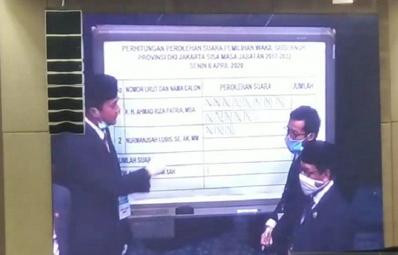 <p>Tangkapan layar pemilihan Wakil Gubernur DKI Jakarta. / YouTube Pemprov DKI Jakarta</p>
