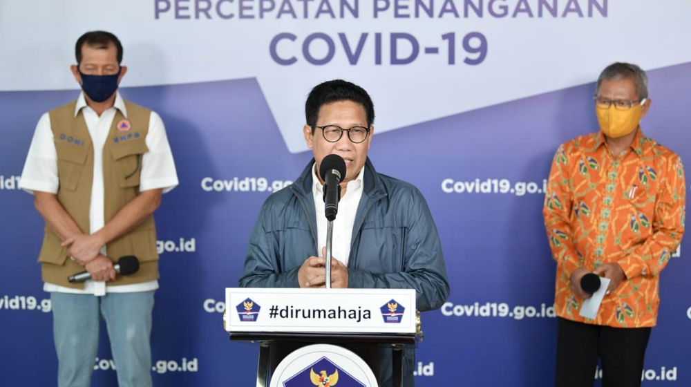 <p>Menteri Desa, Pembangunan Daerah Tertinggal, dan Transmigrasi, Abdul Halim Iskandar di Gedung BNPB, Jakarta, Minggu, 19 April 2020. Sumber: kemendesa.go.id</p>
