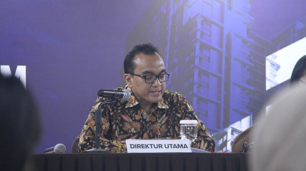 <p>Direktur Utama PT Urban Jakarta Propertindo Tbk Bambang Sumargono pada RUPSLB September 2019. / Dok. Urban Jakarta</p>