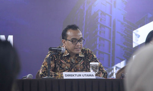 <p>Direktur Utama PT Urban Jakarta Propertindo Tbk Bambang Sumargono pada RUPSLB September 2019. / Dok. Urban Jakarta</p>
