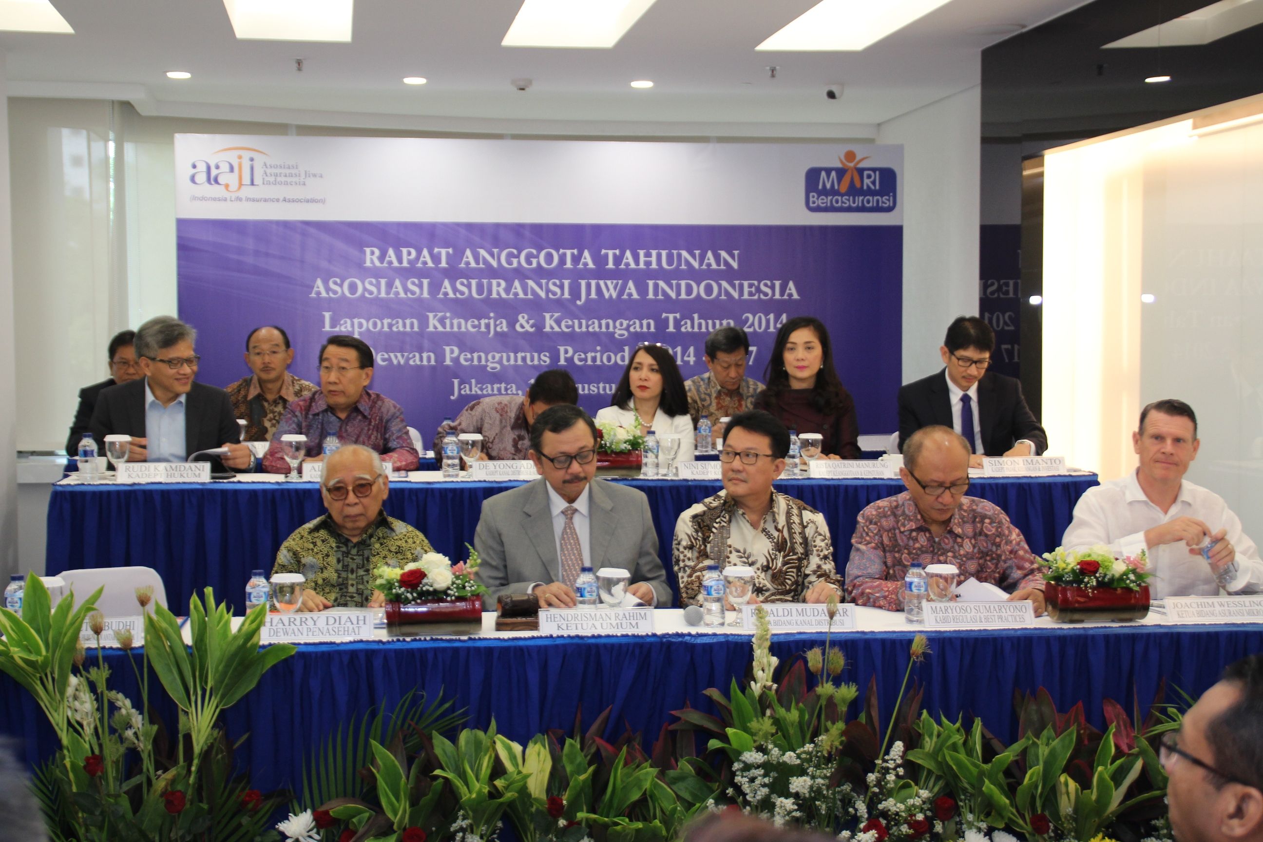 <p>Rapat Anggota Tahunan Asosiasi Asuransi Jiwa Indonesia (AAJI) / Aaji.or.id</p>
