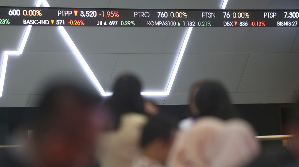 <p>Suasana pergerakan saham di Gedung Bursa Efek Indonesia (BEI) Jakarta. Foto: Ismail Pohan/TrenAsia</p>
