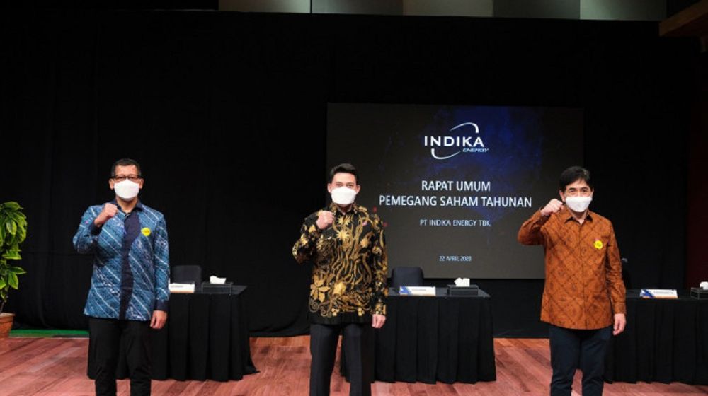 <p>Manajemen PT Indika Energy Tbk. saat menggelar RUPST. / Dok. Indika Energy</p>
