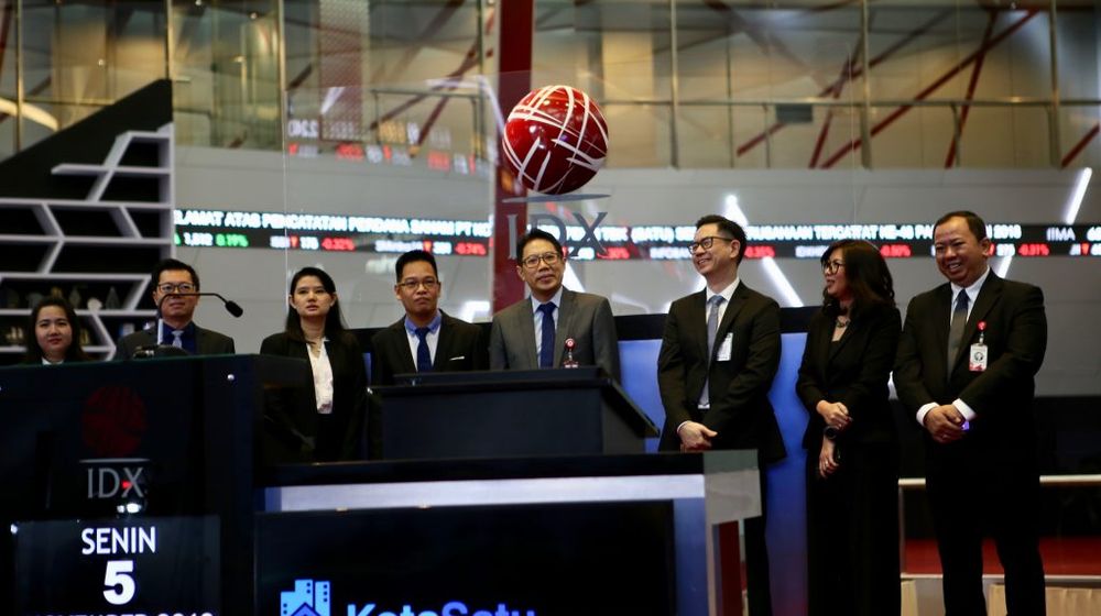 <p>PT Kota Satu Properti Tbk (SATU) melakukan pencatatan saham perdana (IPO) di Bursa Efek Indonesia pada 5 November 2018. / Dok. PT Kota Satu Propeti Tbk</p>
