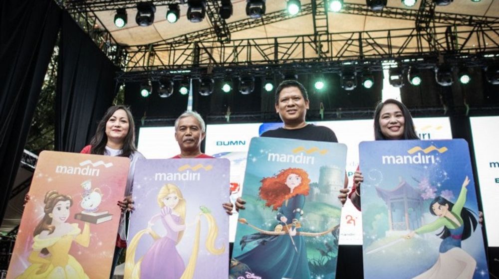 <p>Peluncuran e-money milik PT Bank Mandiri (Persero) Tbk. / Antara Foto</p>

