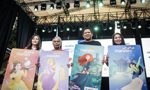 <p>Peluncuran e-money milik PT Bank Mandiri (Persero) Tbk. / Antara Foto</p>
