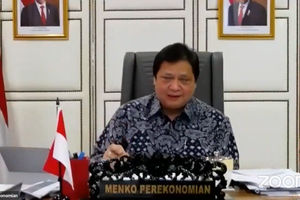 <p>Menteri Koordinator Bidang Perekonomian<br />
 Airlangga Hartarto/ Sumber: Trenasia.co</p>
