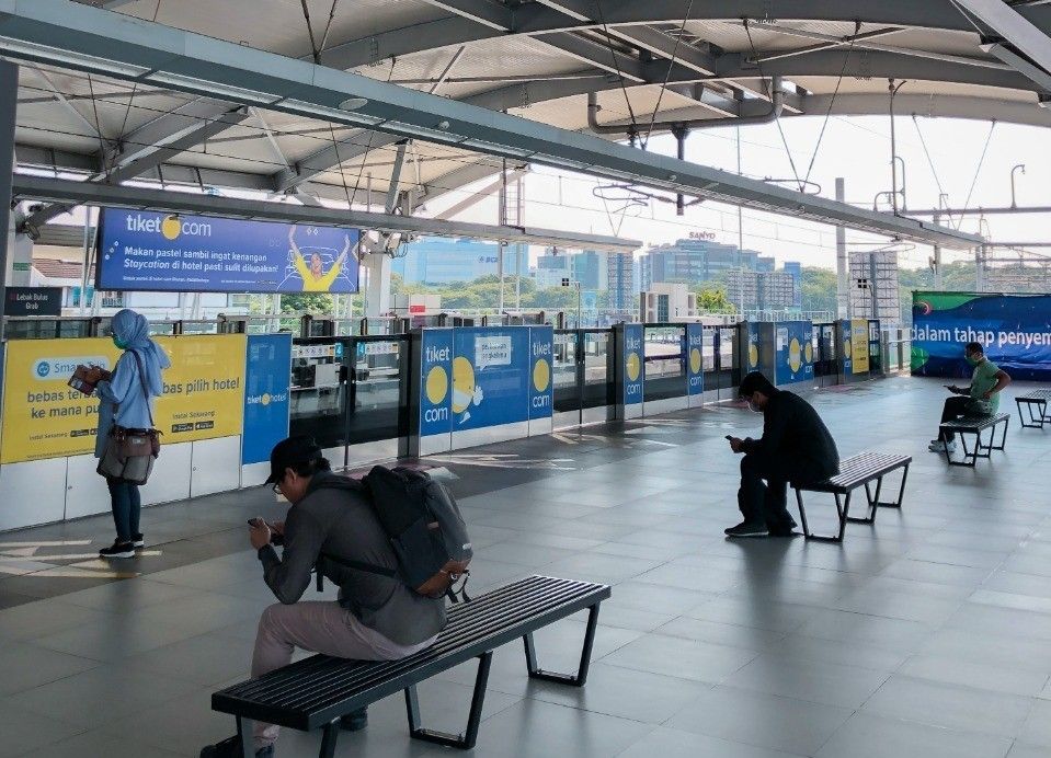 <p>Suasana di stasiun MRT Jakarta / Dok. PT MRT Jakarta</p>
