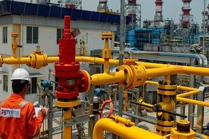 <p>Ilustrasi kegiatan produksi gas bumi. / Sumber: Instagram.com/arcandra.tahar/</p>
