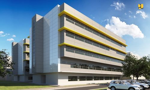 <p>Desain Rumah Sakit Akademi UGM. / Dok. Kementerian PUPR</p>
