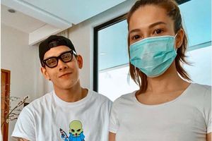 <p>Andera Dian dan suaminya Ganindra Bimo /Instagram</p>
