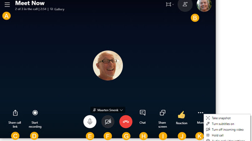 <p>Fitur “Meet Now” Skype. Sumber: Skype Support,</p>
