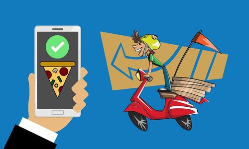 <p>Ilustrasi aplikasi pemesanan makanan. / Pixabay</p>
