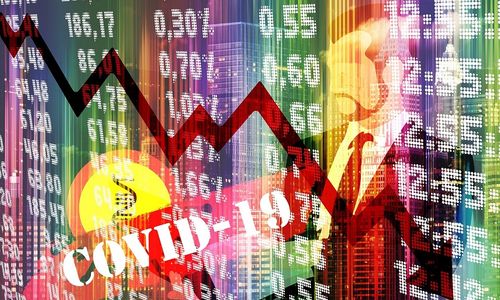 <p>Ilustrasi pasar modal dan keuangan yang terpengaruh COVID-19. / Pixabay</p>
