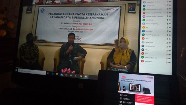 Menuju Kampus Digital, Telkomsel dan UBB Teken MoU