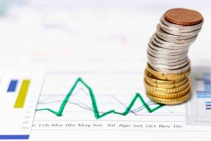 Ilustrasi grafik pertumbuhan ekonomi