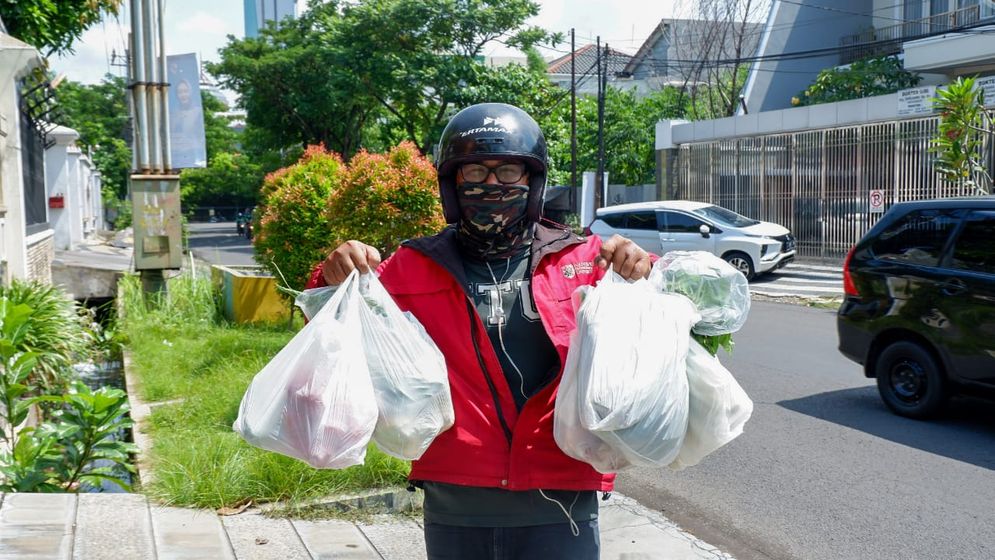 Produk yang dibeli di Dolen diantar hingga ke rumah pembeli.